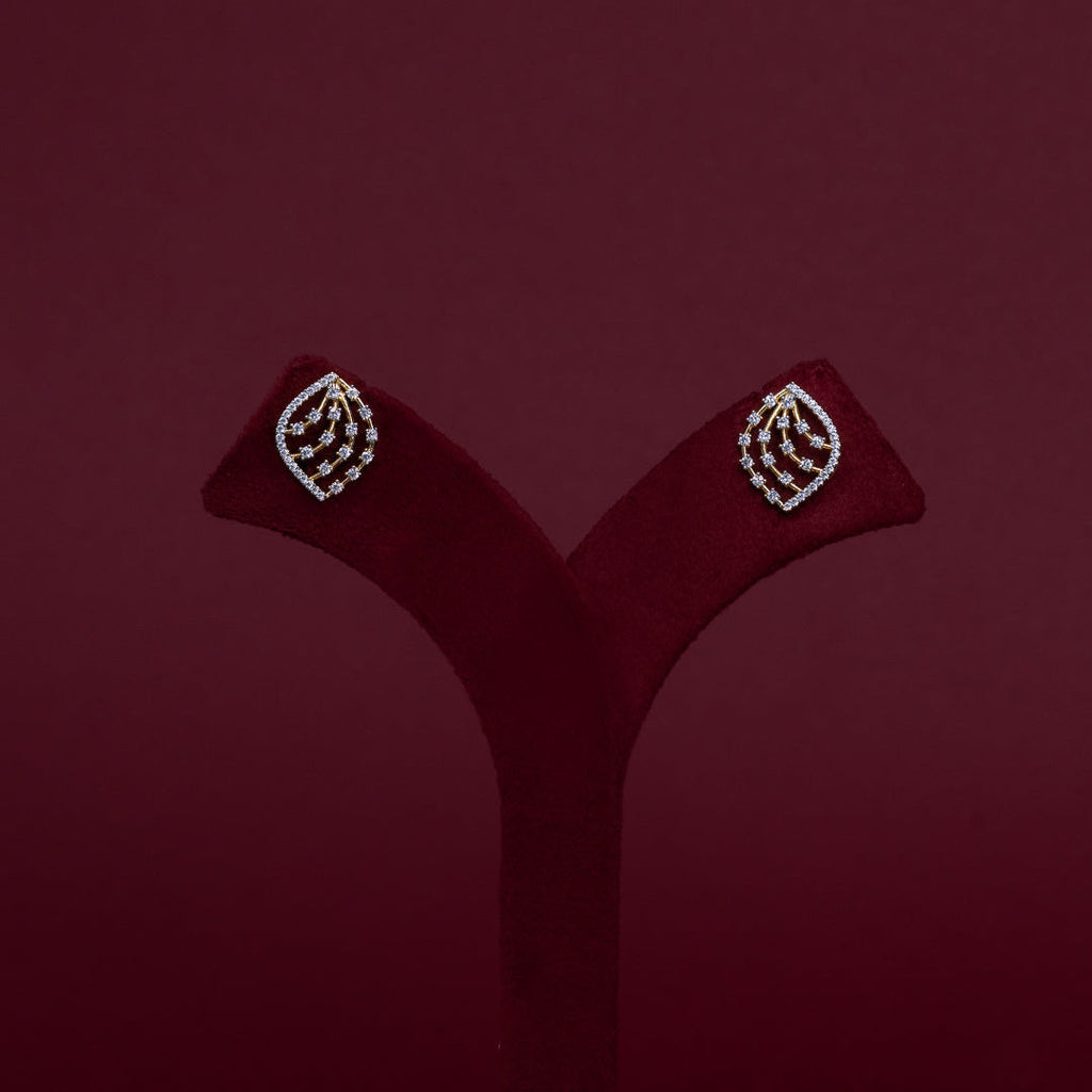 Leaf CZ Pendant Necklace Set – PD0011
