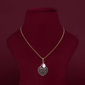 Teardrop Crystal Pendant &amp; Matching Stud Earrings – P0018