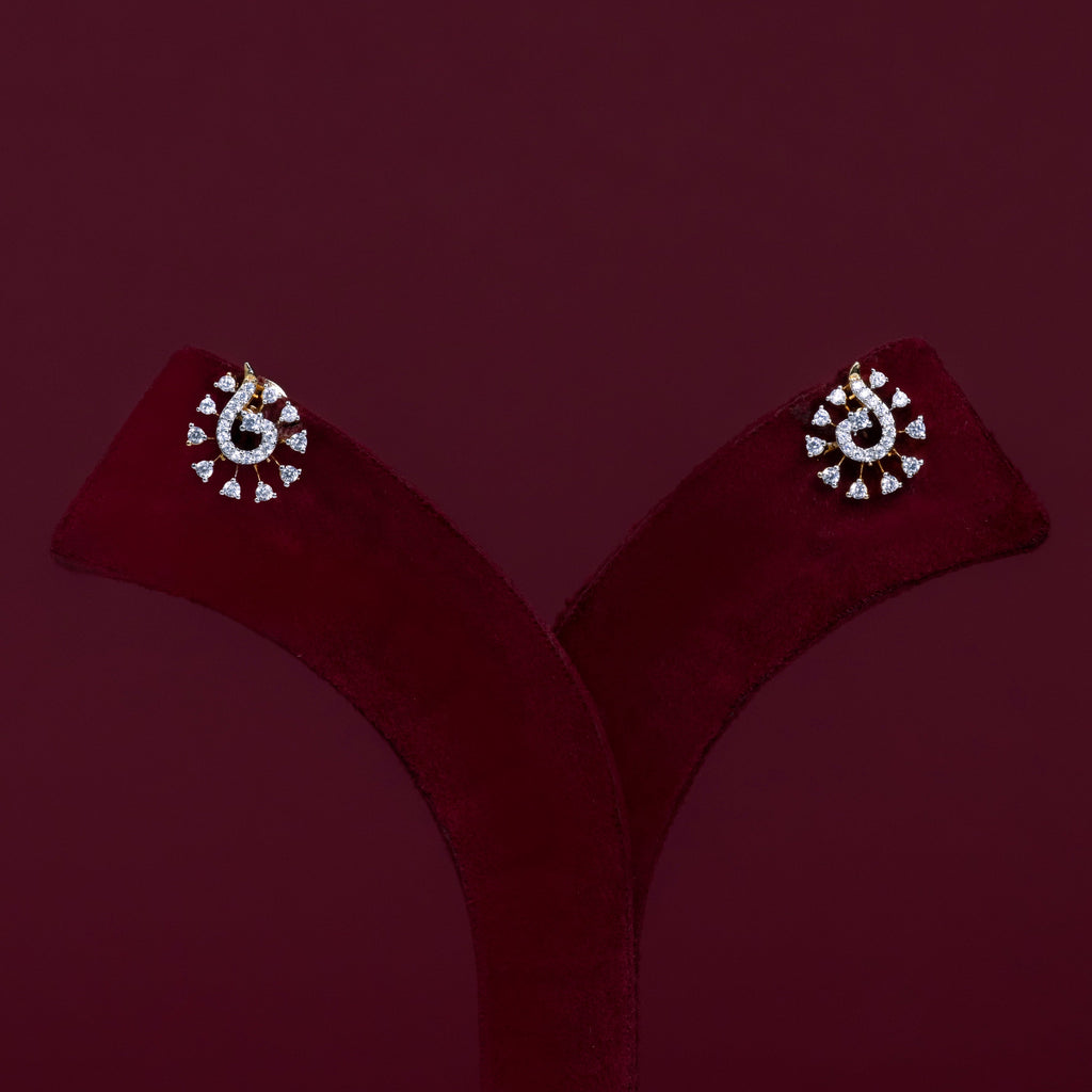 Elegant Spiral Crystal Pendant &amp; Matching Earrings – P0020
