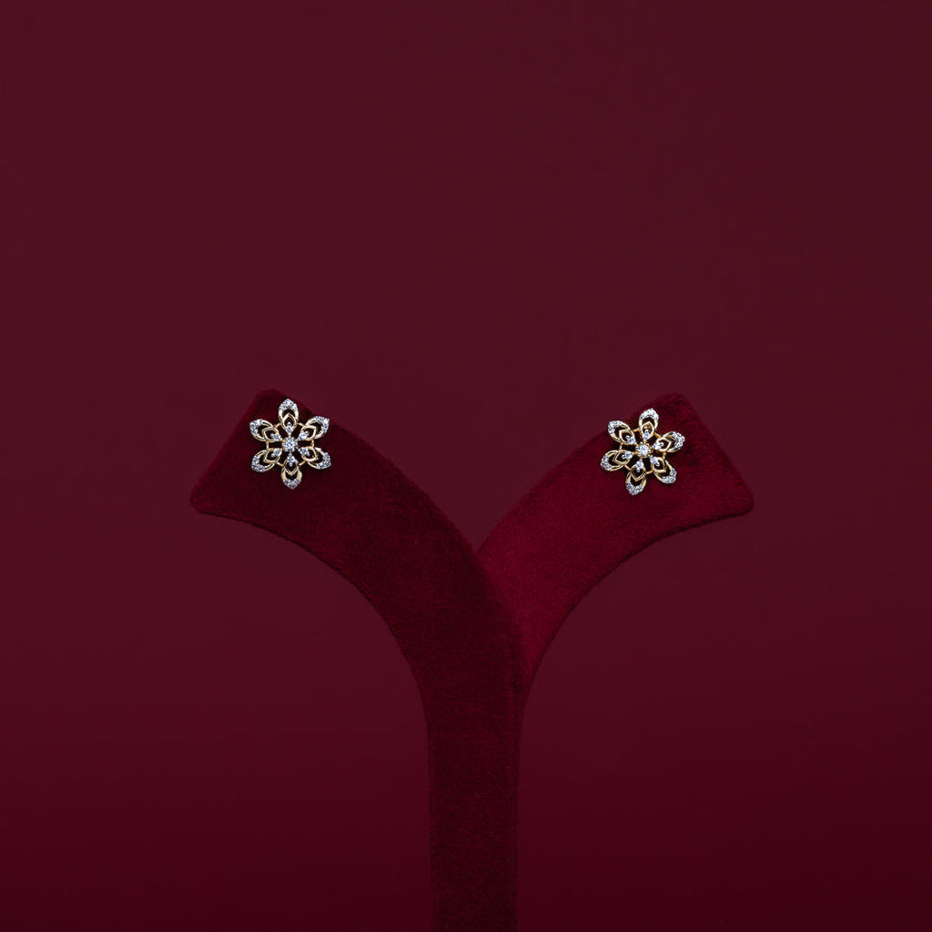 Floral CZ Pendant Necklace Set – PD0042
