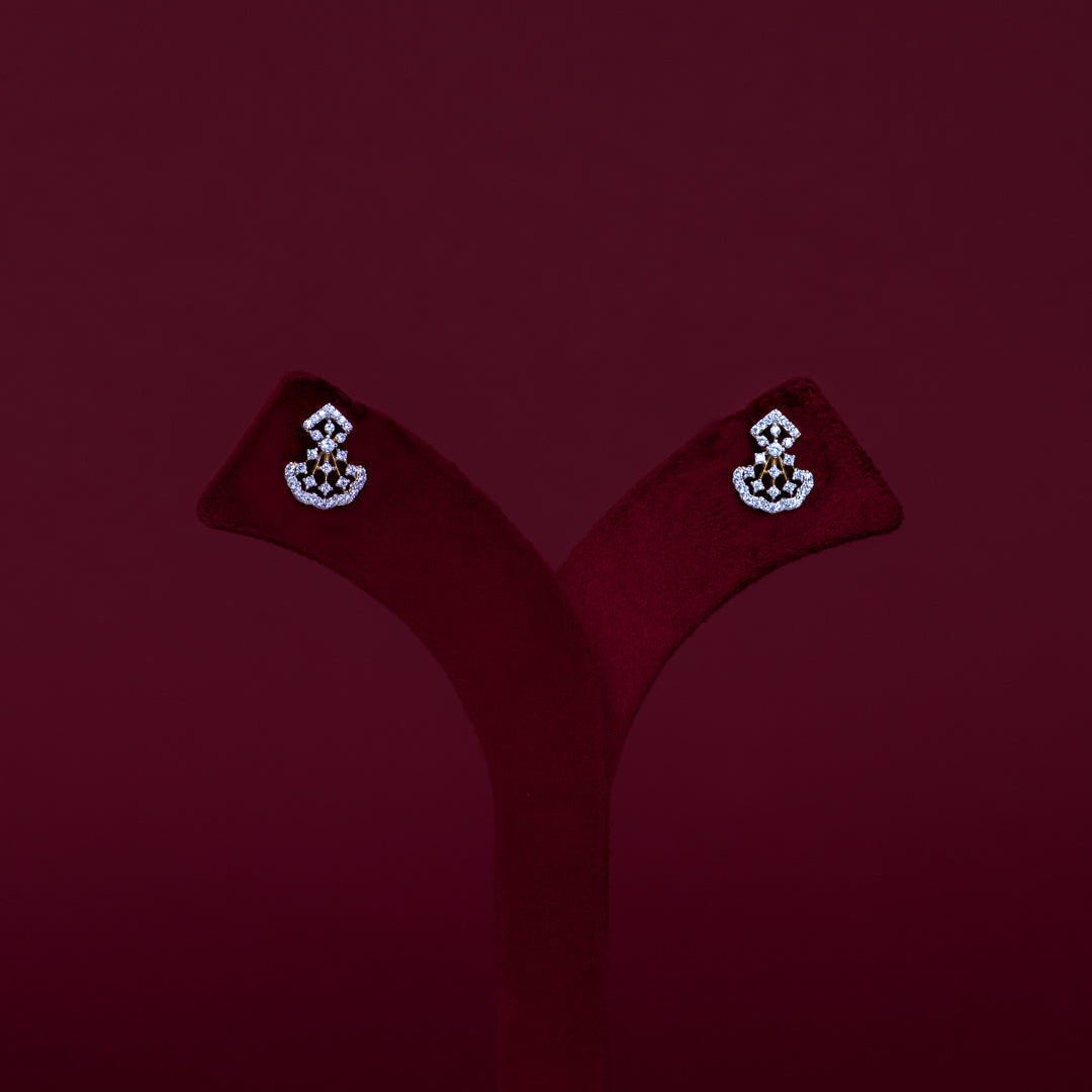 Elegant Teardrop CZ Pendant Necklace Set – PD0049