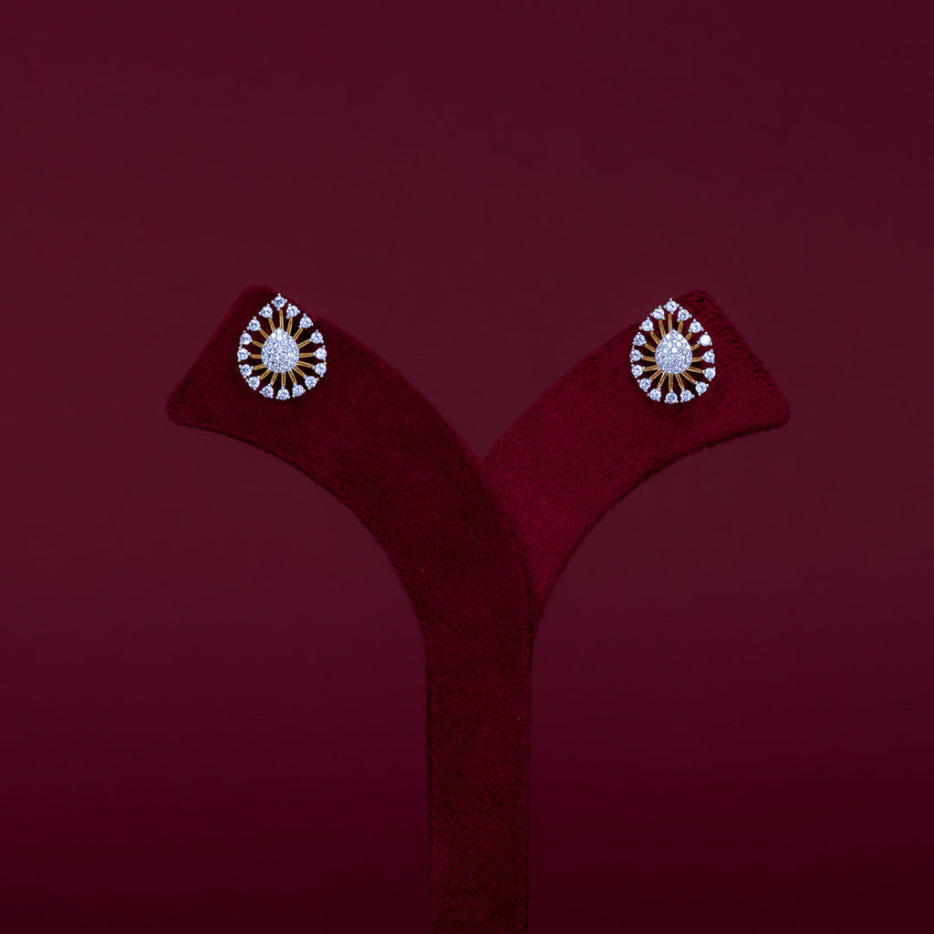 Sunburst CZ Pendant Necklace Set – PD0058