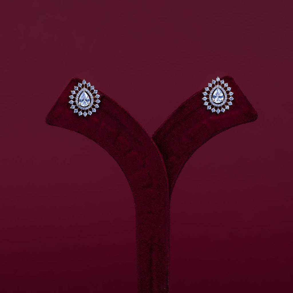 Crystal Teardrop Pendant Necklace Set – PD0081