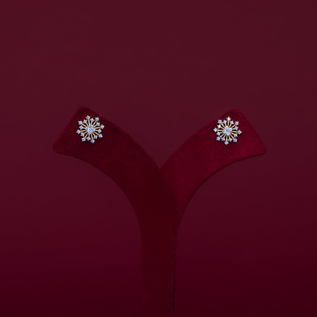 Snowflake CZ Pendant Necklace Set – PD0086
