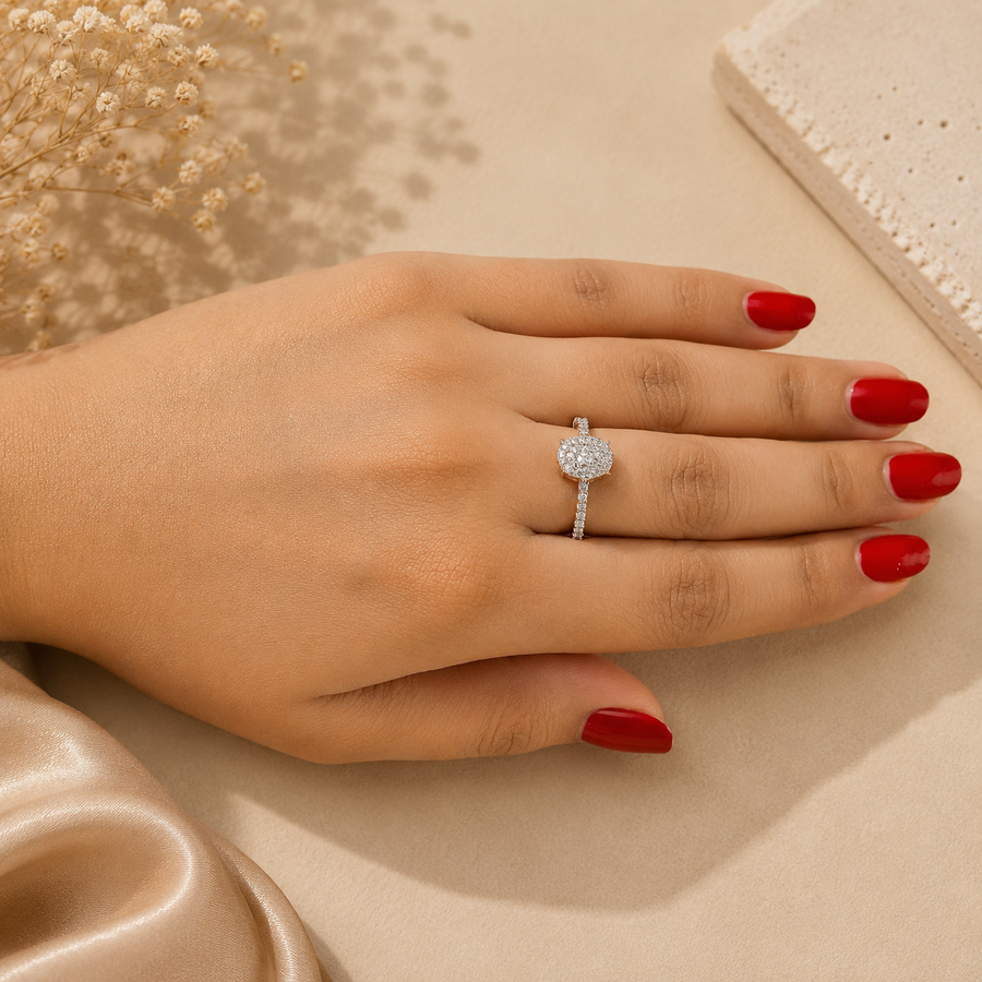 FDR0007 - Diamond Cluster Ring