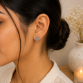 ERD0021  - Diamond Checkerboard Stud Earrings –