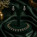 Floral Vine Diamond Necklace Set – ND0018