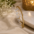 Floral Leaf Diamond Bracelet – BRD0004