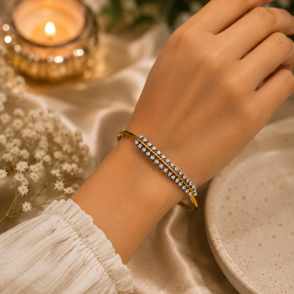 Heart Diamond Tennis Bracelet – BRD0005