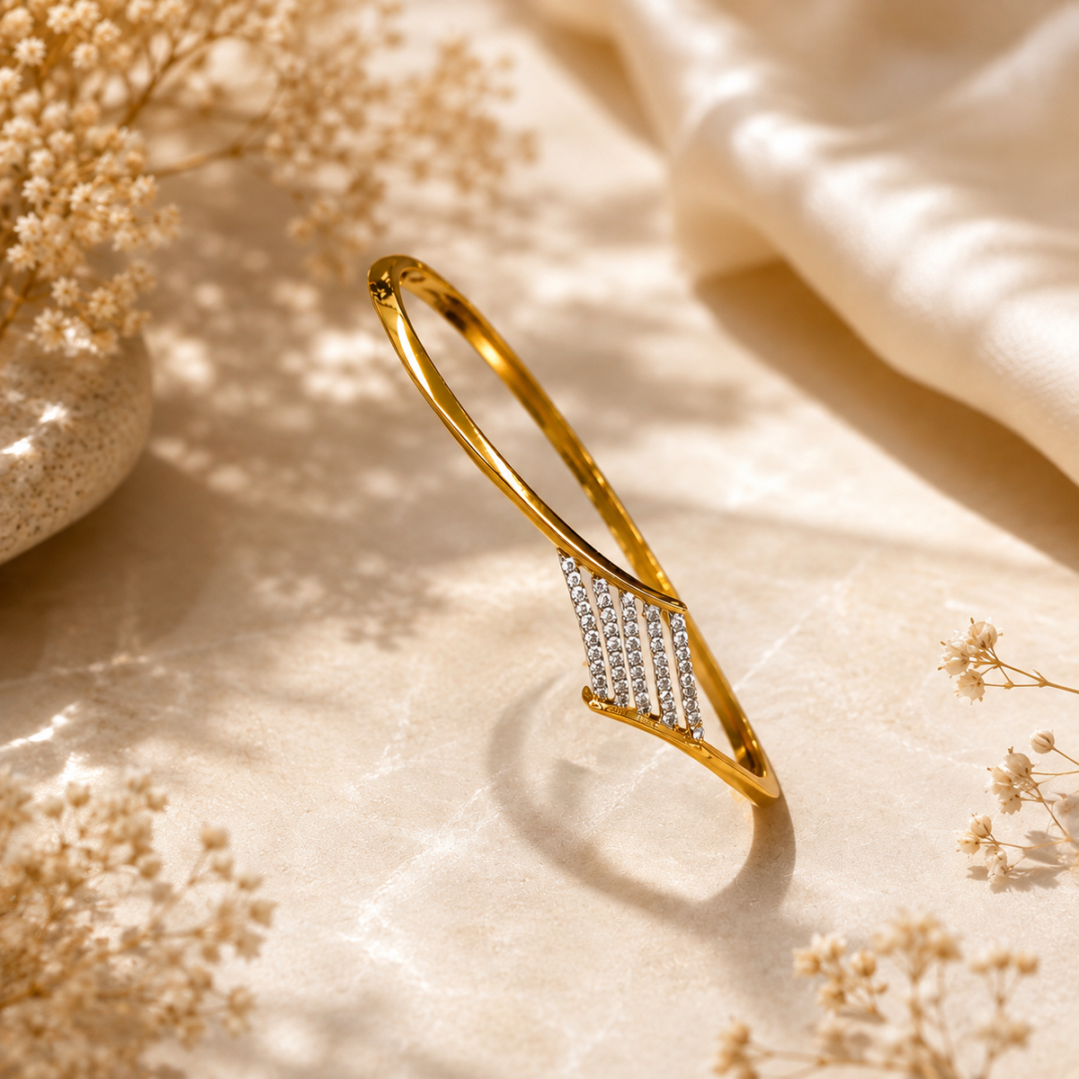 Pavé Bar Diamond Bracelet – BRD0007