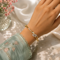 Elegant Leaf Diamond Bracelet – BRD0008