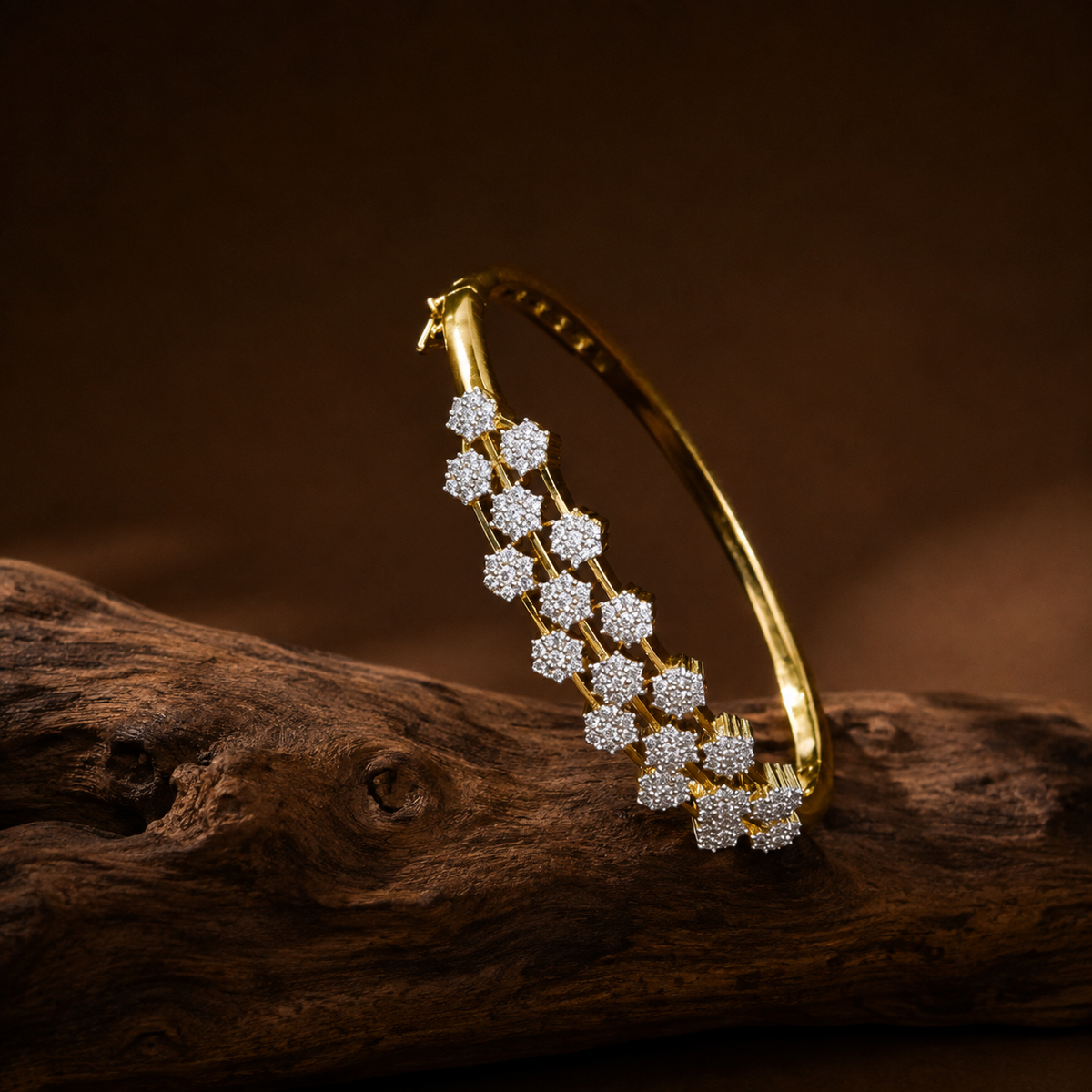 Floral Diamond Vine Bracelet – BRD0010