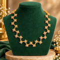 Floral CZ Necklace Set – ND0026