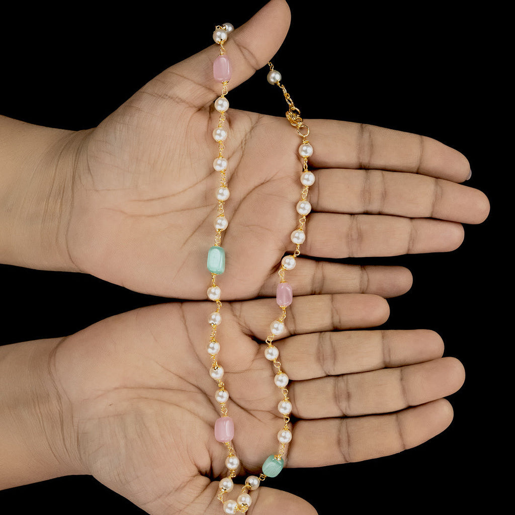 Pearl &amp; Pastel Bead Necklace – ND0028