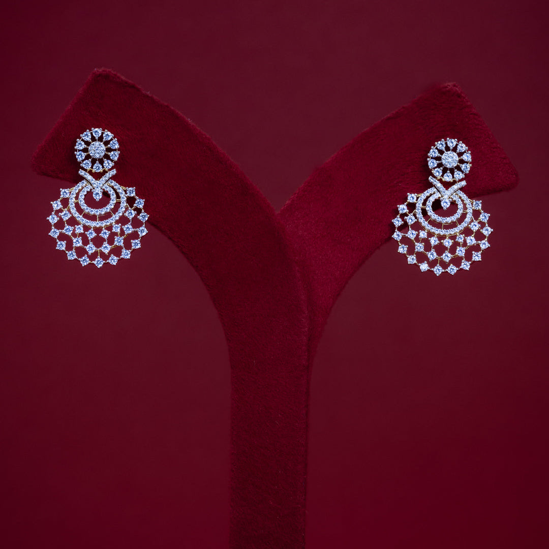 Royal Chandbali Diamond Drop Earrings – ERD0055