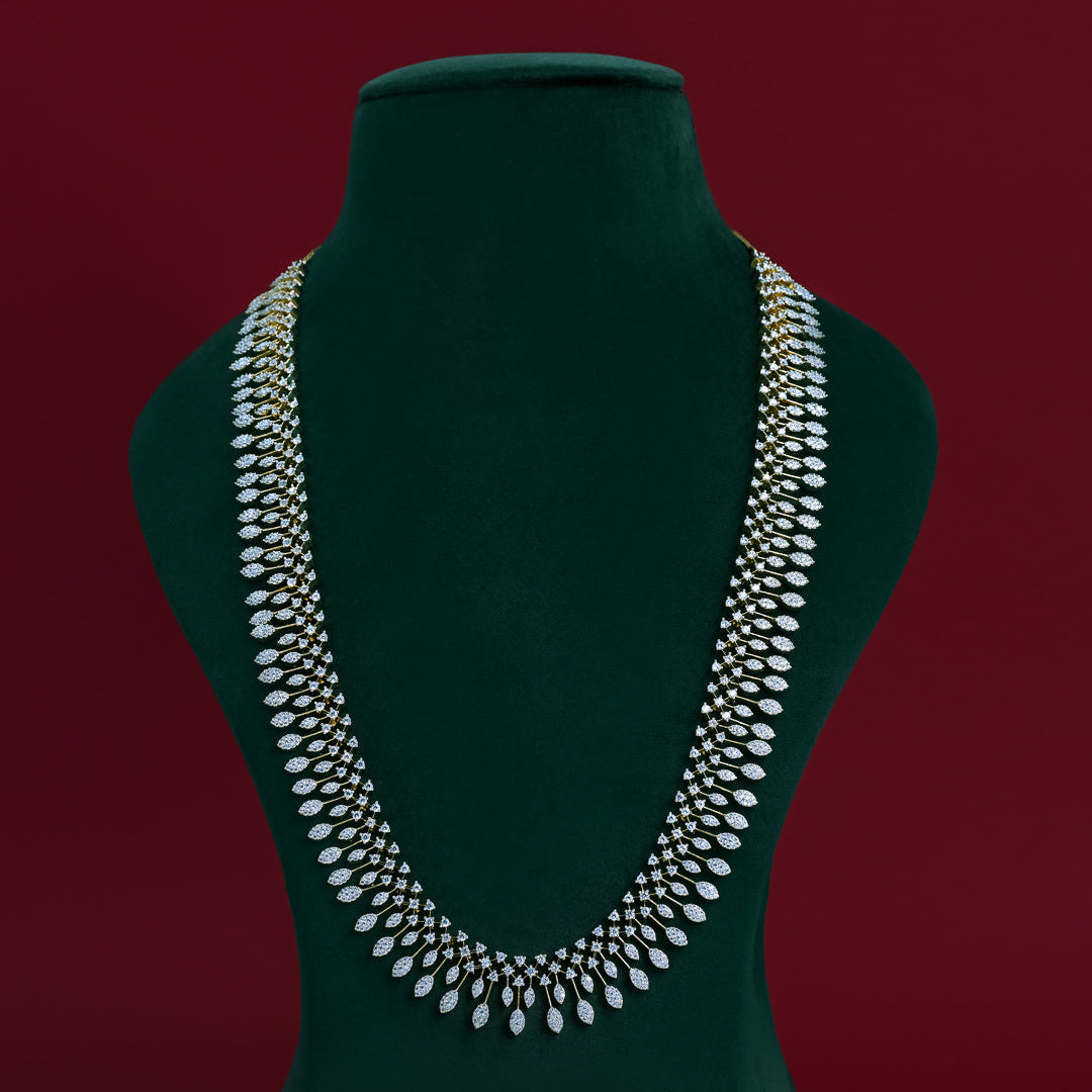 HD0003 - Luxury Diamond Cut Necklace & Statement Earrings Set