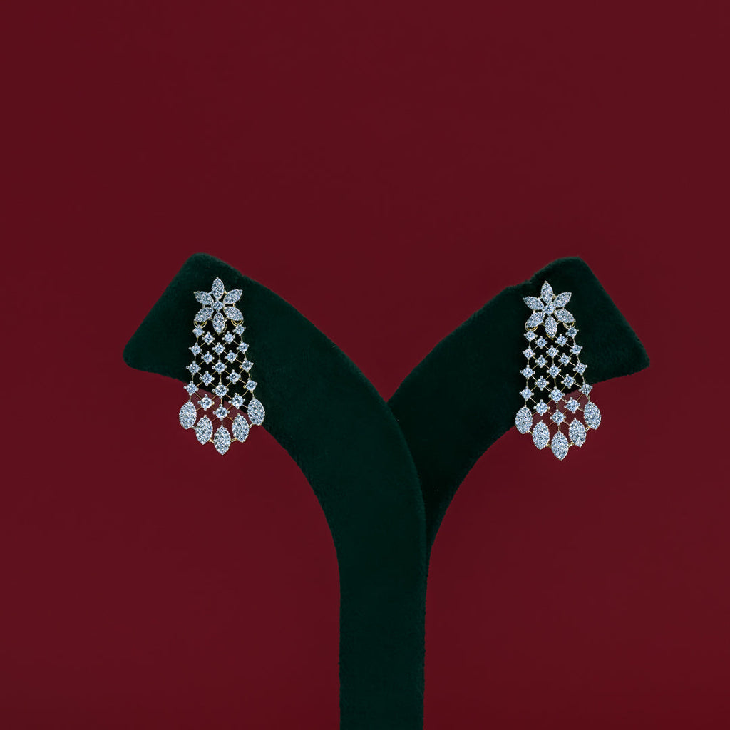 HD0003 - Luxury Diamond Cut Necklace & Statement Earrings Set
