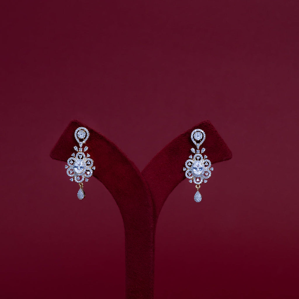 Royal Crystal Diamond Necklace Set – ND0022